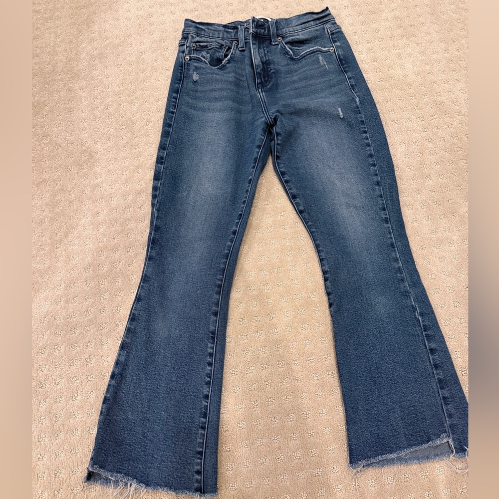 Pistola Step up ankle crop Jeans. Size 28